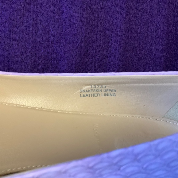 J. Crew Collection JANEY SNAKESKIN Flats - Picture 6 of 9